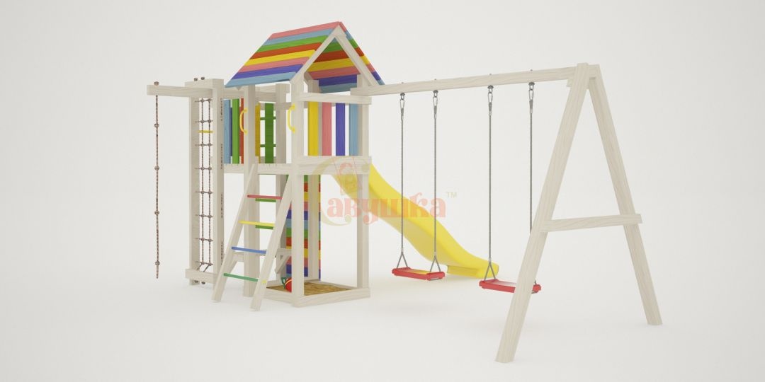 Детская площадка Савушка Мастер 10 - White Color